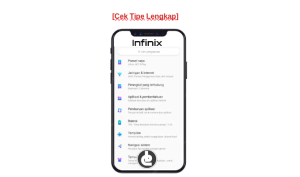 Cara cek tipe Hap Infinix