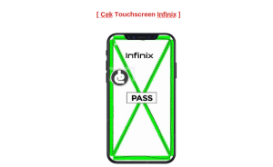cara cek Touchscreen Infinix