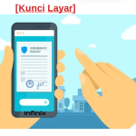 cara kunci layar infinix