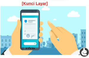 cara kunci layar infinix