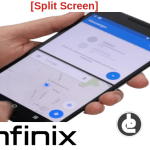 cara split screen infinix