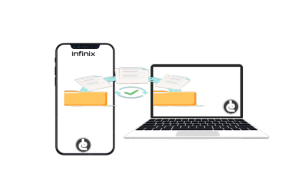 cara trasfer data hp infinix ke laptop
