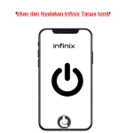 hp Infinix tanpa tombol power