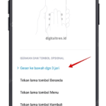 Cara mengaktifkn Screenshot 3 Jari Xiaomi