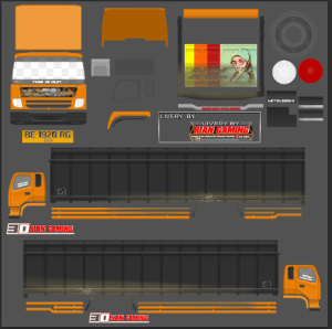 Livery mod truck FUso C10 FN6