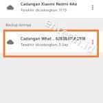cara melihat cadangan whatsapp di Google drive 4