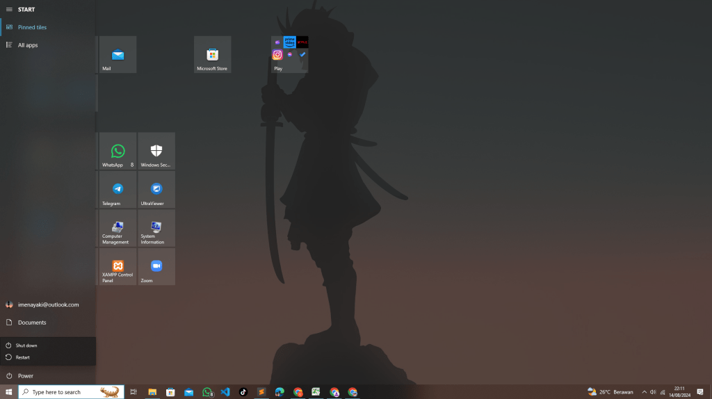 Cara Mematikan laptop dengan keyboard
