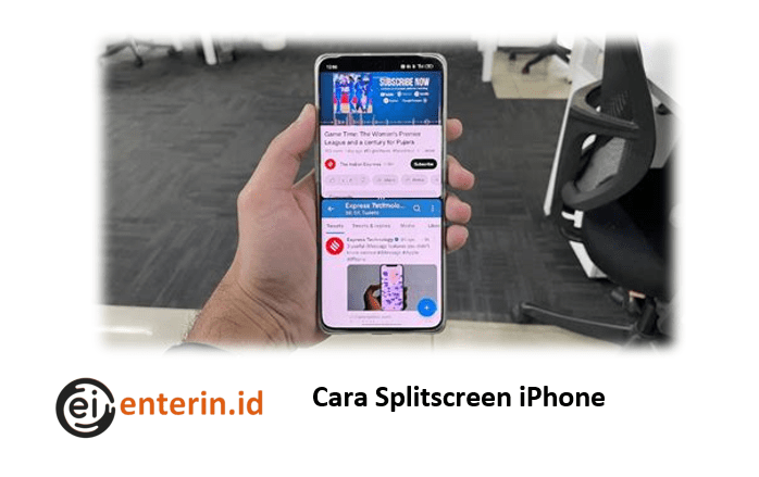 Cara Splitscreen iPhone