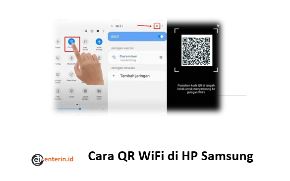 Cara QR WiFi di HP Samsung