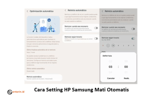 Cara Setting HP Samsung Mati Otomatis