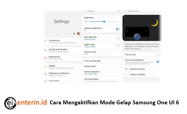 Cara Mengaktifkan Mode Gelap Samsung One UI 6