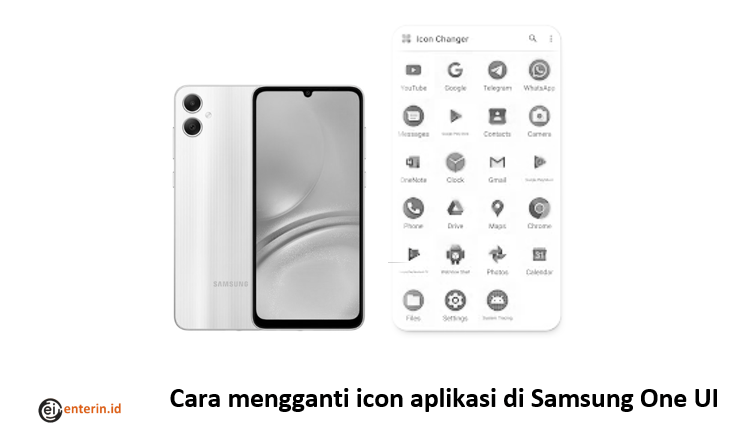 Cara mengganti icon aplikasi di Samsung One UI