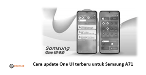 Cara update One UI terbaru untuk Samsung A71